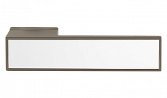 Дверная ручка Tupai BIG LINE Vario арт. 3084 RE титан/белый глянец