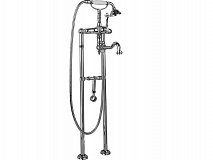 Напольный смеситель для ванны с ручным душем Cezares Margot арт. MARGOT-VDPS2-01-M