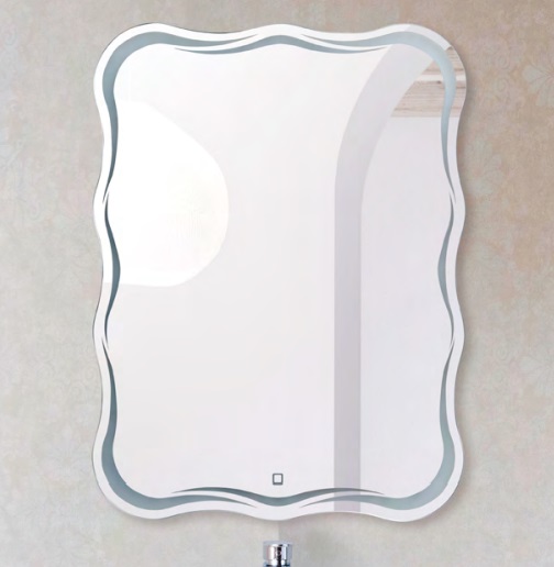Зеркало с подсветкой и сенсорным выключателем 60 см BelBagno арт.  SPC-OND-600-800-LED-TCH