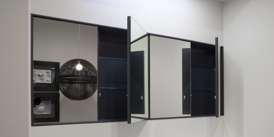 Зеркальный шкаф 54x14 см Antonio Lupi арт. TEATRO15014