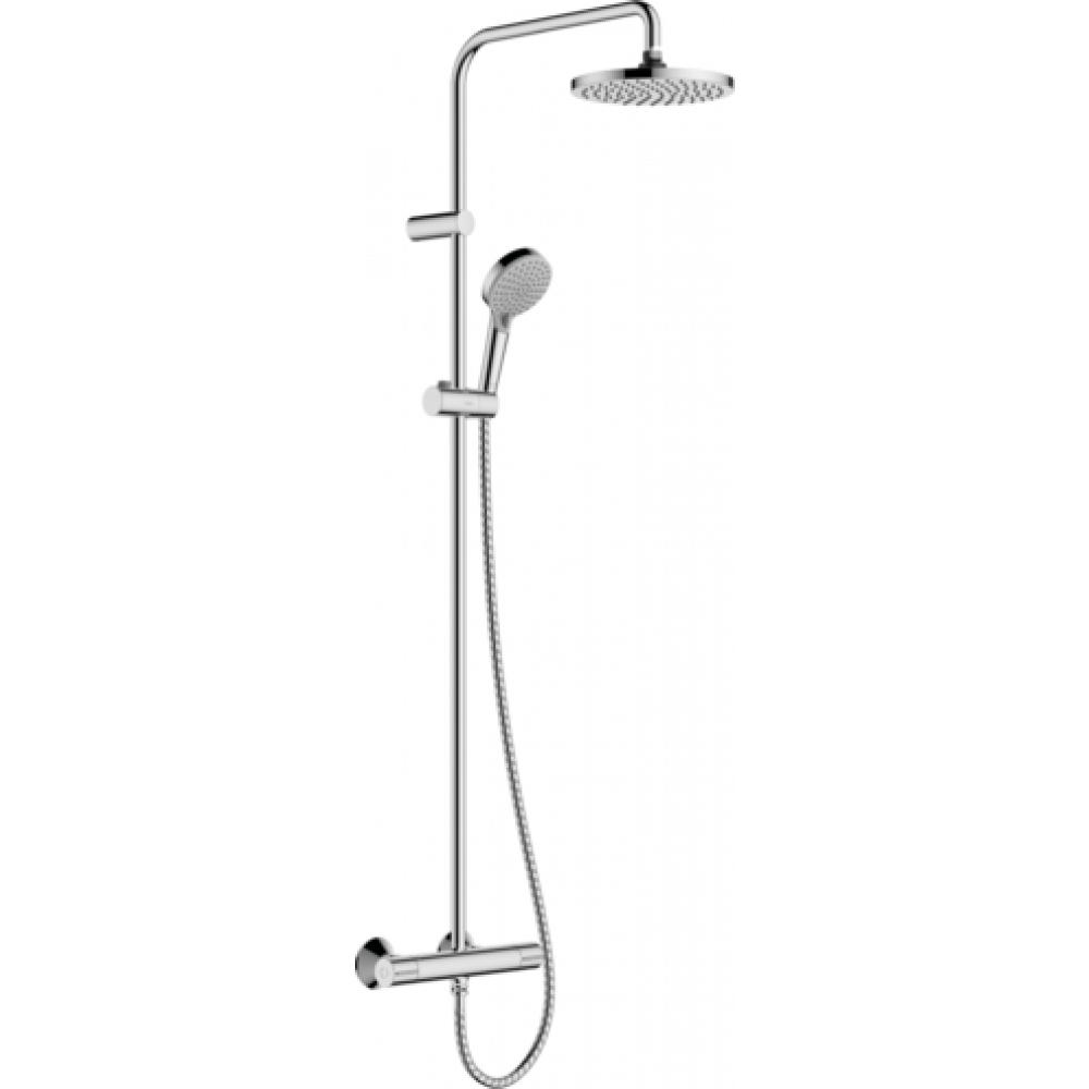 Душевая система Showerpipe 200 1jet с термостатом Hansgrohe Vernis Blend арт. 26276000