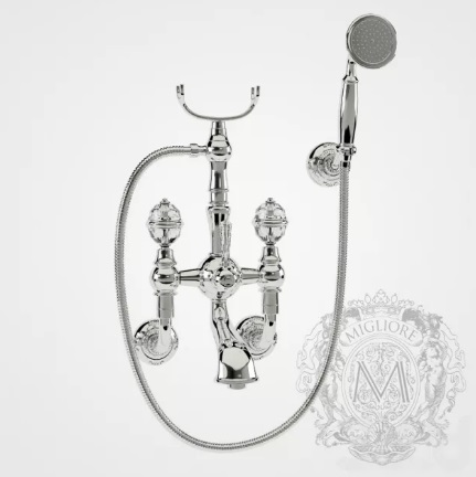 Смеситель для ванны Migliore Cristalia Swarovski арт. ML.CRS-3702