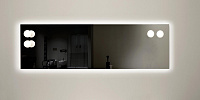 Зеркало со светодиодной подсветкой 117х100 см Antonio Lupi арт. VARIO100W