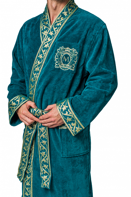 Восточный халат мужской. Таджикский халат мужской. Узбекский халат мужской. Банный халат мужской.