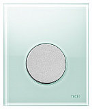 Кнопка смыва для писсуара, зеленое стекло/хром матовый TECE Loop Urinal арт. 9242652