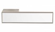 Дверная ручка Tupai BIG LINE Vario арт. 3084 RE никель/белый глянец