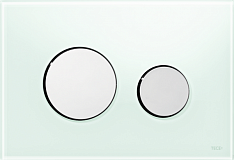 Кнопка смыва, стекло зеленое/клавиша хром TECE Loop арт. 9240653