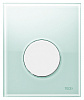 Кнопка смыва для писсуара, зеленое стекло/белый TECE Loop Urinal арт. 9242651