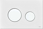 Кнопка смыва, кнопка белая антибактериальная/стекло на выбор TECE Modular арт. 9240664