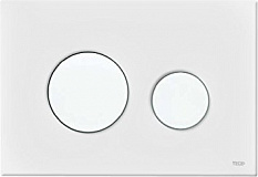 Кнопка смыва, кнопка белая антибактериальная/стекло на выбор TECE Modular арт. 9240664