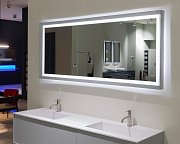Зеркало в лакированной раме со светодиодной подсветкой 117х108 см Antonio Lupi арт. SFOGLIA2108