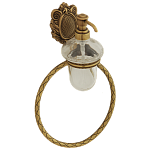 Дозатор жидкого мыла настенный с кольцом Migliore Cleopatra арт. ML.CLE-60.716