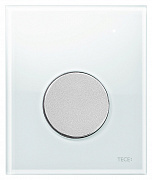Кнопка смыва для писсуара, белое стекло/клавиша хром матовый TECE Loop Urinal арт. 9242659
