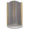 Душевой уголок, стекло прозрачное с декором R90 Migliore Diadema ML.DDM-22.790.TR