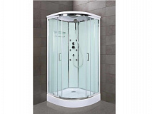 Душевая кабина с рифленым стеклом BelBagno Uno UNO-CAB-R-2-90-P-Cr-TOP	