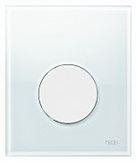 Кнопка смыва для писсуара, белое стекло/белый TECE Loop Urinal арт. 9242650
